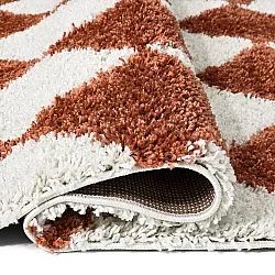 Ryatæpper - Albi (hvid/orange)