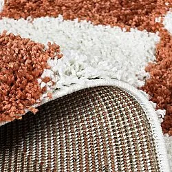 Ryatæpper - Albi (hvid/orange)