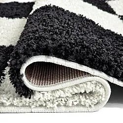 Ryatæpper - Gordes (sort/hvid)