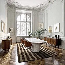 Ryatæpper - Imilchil (beige/brun)