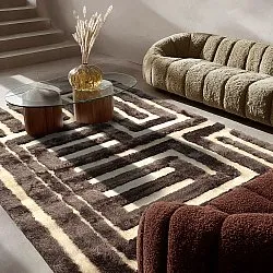 Ryatæpper - Karbala (beige/brun)