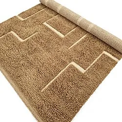 Ryatæpper - Kiberg Hand Woven Wool Shaggy (beige)