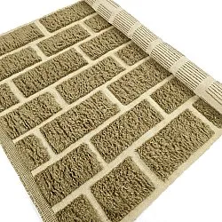 Ryatæpper - Leknes Hand Woven Wool Shaggy (grøn)