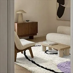 Ryatæpper - Naousa Natural Cotton Shaggy (multi)
