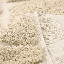 Ryatæpper - Otranto Natural Cotton Shaggy (off-white)