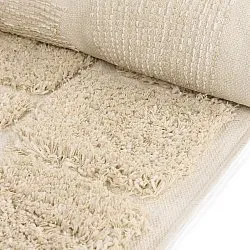 Ryatæpper - Otranto Natural Cotton Shaggy (off-white)