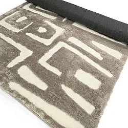 Ryatæpper - Palmyra (beige/hvid)