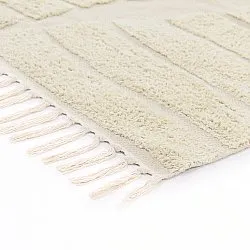 Ryatæpper - Rani Natural Cotton Shaggy (beige)