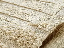Ryatæpper - Rani Natural Cotton Shaggy (beige)