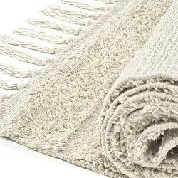 Ryatæpper - Rani Natural Cotton Shaggy (off-white)