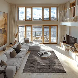 Ryatæpper - Rani Natural Cotton Shaggy (taupe)