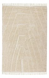 Ryatæpper - Sivia Natural Cotton Shaggy (beige)