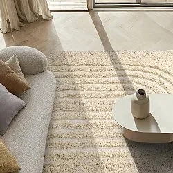 Ryatæpper - Sivota Natural Cotton Shaggy (off-white)