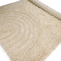 Ryatæpper - Sivota Natural Cotton Shaggy (off-white)