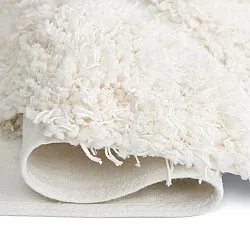 Ryatæpper - Sivota Natural Cotton Shaggy (off-white)