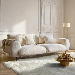 Ryatæpper - Sohar (hvid)