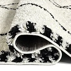 Ryatæpper - Tiznit (hvid/sort)