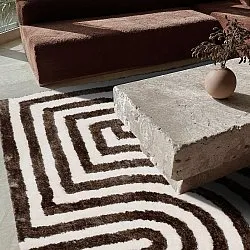 Ryatæpper - Volos (creme/brun)