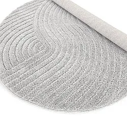 Runde tæpper - Wendy (lysegrå)