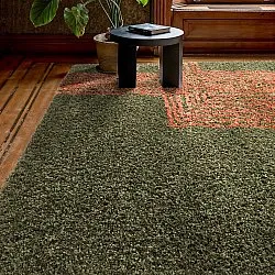 Ryatæpper - Zagora (grøn/orange)