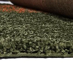 Ryatæpper - Zagora (grøn/orange)