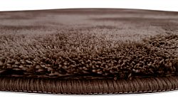 Runde tæpper - Aranga Super Soft Fur (mørkebrun)
