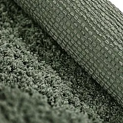 Ryatæpper - Combarro Solid Cotton Shaggy (grøn)
