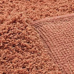 Ryatæpper - Combarro Solid Cotton Shaggy (lys orange)