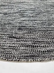 Runde tæpper - Savona (sort)