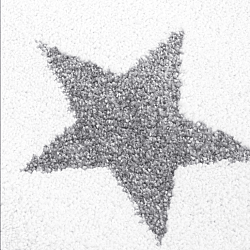 Børnetæppe - Bueno Stars (hvid)
