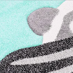 Børnetæppe - Bueno Bunny (turkis)