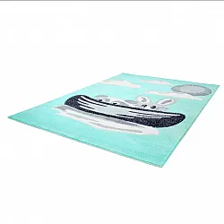 Børnetæppe - Bueno Bunny (turkis)