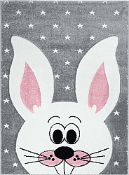 Børnetæppe - Bueno Rabbit (grå)