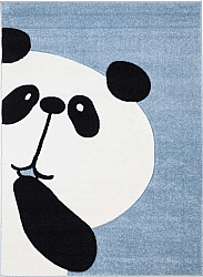 Børnetæppe - Bueno Panda (blå)