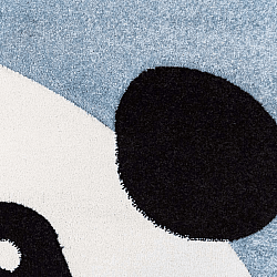 Børnetæppe - Bueno Panda (blå)