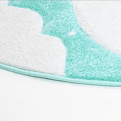 Børnetæppe - Bueno Moon (turkis)