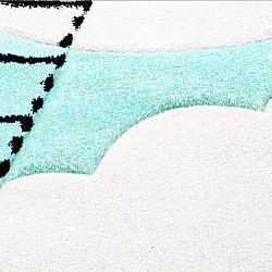 Børnetæppe - Bueno Moon (turkis)