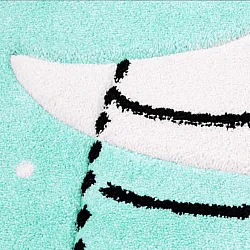 Børnetæppe - Bueno Moon (turkis)