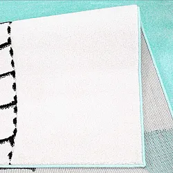 Børnetæppe - Bueno Moon (turkis)