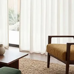 Gardiner 2-pak - Bomuldsgardiner Selena (fløde)