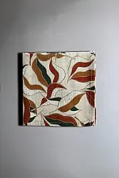 Servietter 4-pak - Amalie (beige/rust)