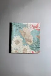 Servietter 4-pak - Serena (turkis/lyserød)