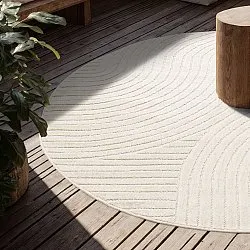 Runde tæpper - Devon (cream)