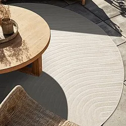 Runde tæpper - Devon (cream)