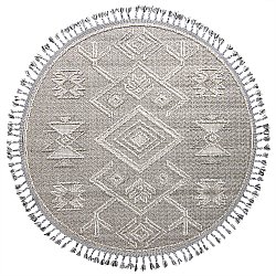 Tapis rond - Indoor/Outdoor Juno (gris)