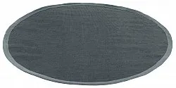 Runde tæpper (sisal) - Agave (mørkegrå)