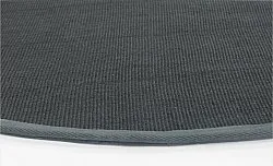 Runde tæpper (sisal) - Agave (mørkegrå)