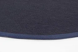 Runde tæpper (sisal) - Agave (mørkeblå)