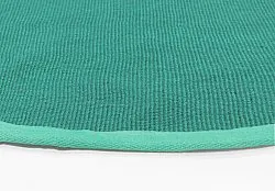 Runde tæpper (sisal) - Agave (smaragdgrøn)