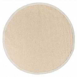 Runde tæpper (sisal) - Agave (beige/grå)